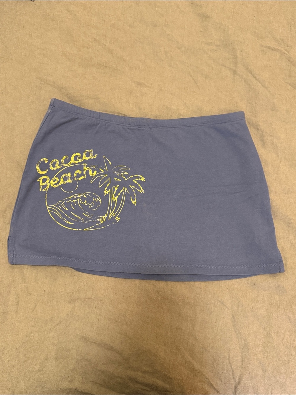 Urban Outfitters Low rise blue mini skirt